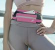 Velocity Water-Resistant Sports Running Belt and Fanny Pack for Outdoor Sports - Rose Red