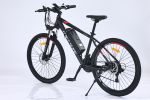 GT-X100 350W Electric Bike for Adults 26'' Tire 36V 13Ah Up to 50 Miles Adults Electric Bicycle - Black/Red