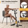 Foldable Exercise Bikes Pedal Exerciser for Seniors - Black & Yellow - Pedal Exerciser